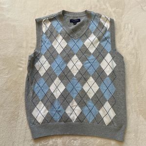 Argyle sweater vest